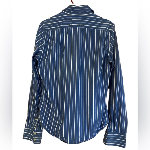 LOT BLUE STRIPES American Eagle Outfitters and Hollister Men’s Button Downs - Picture 8 of 12